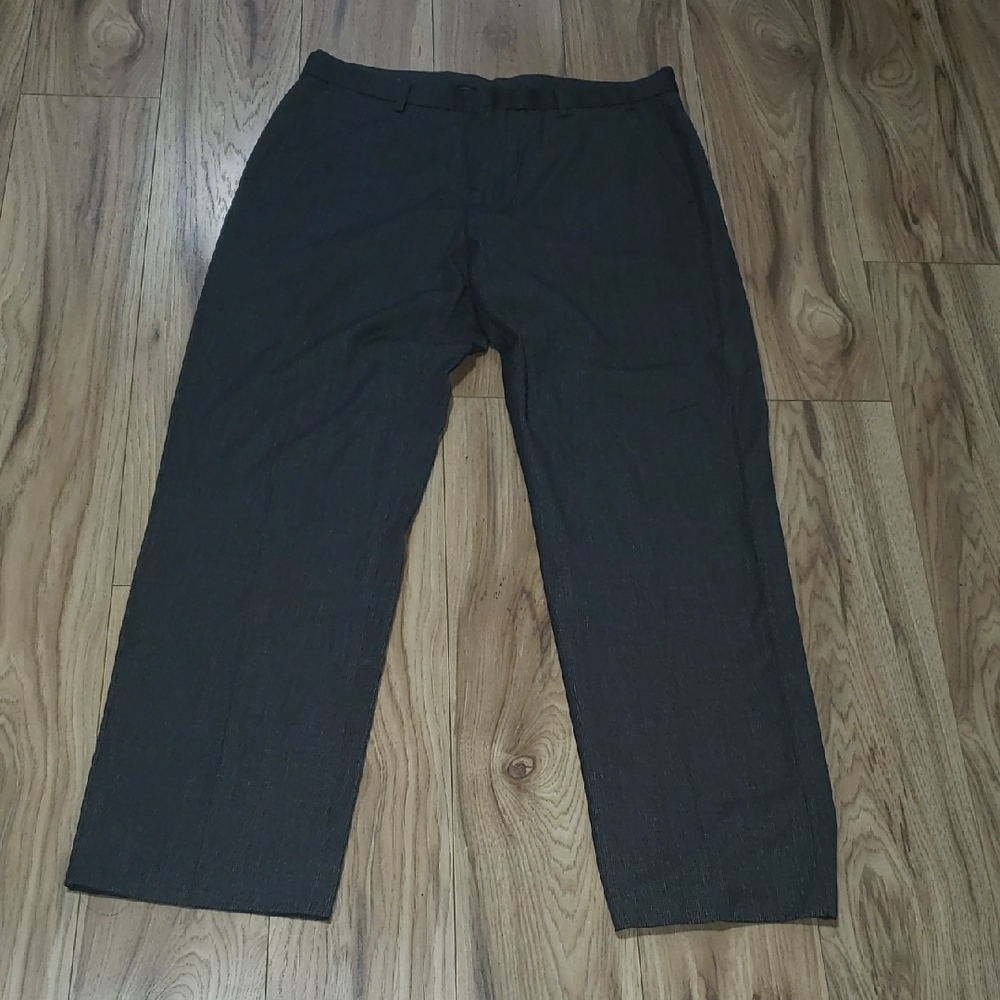 Calvin Klein Men's Charcoal Dress Pants